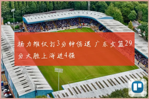 杨力维仅打3分钟伤退 广东女篮29分大胜上海进4强